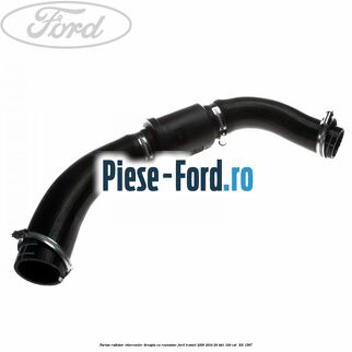 Furtun radiator intercooler dreapta cu rezonator Ford Transit 2006-2014 2.4 TDCi 100 cai #40CBF9B4CB